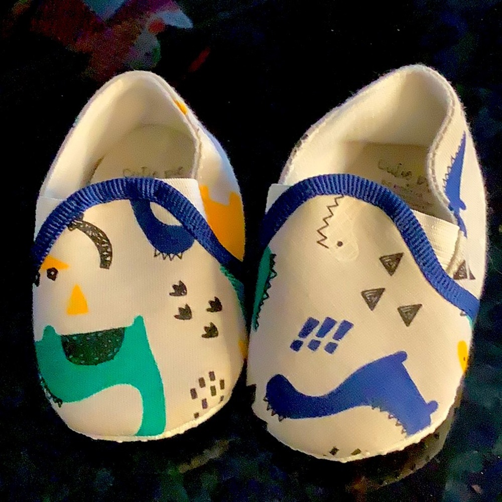 Carter’s Dinosaur shoes size 0-3 months